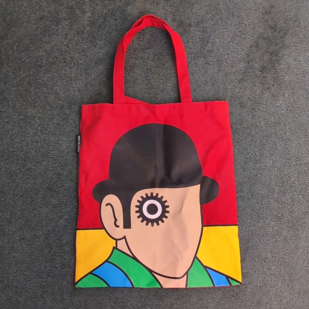 A Clockwork Orange tote bag, Out of Print brand